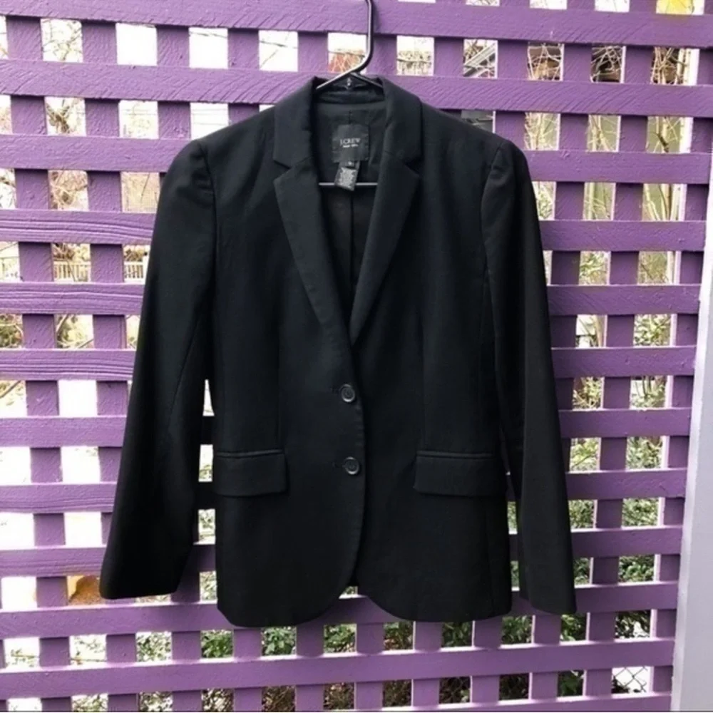 J. Crew Women's Classic Black Suit Jacket